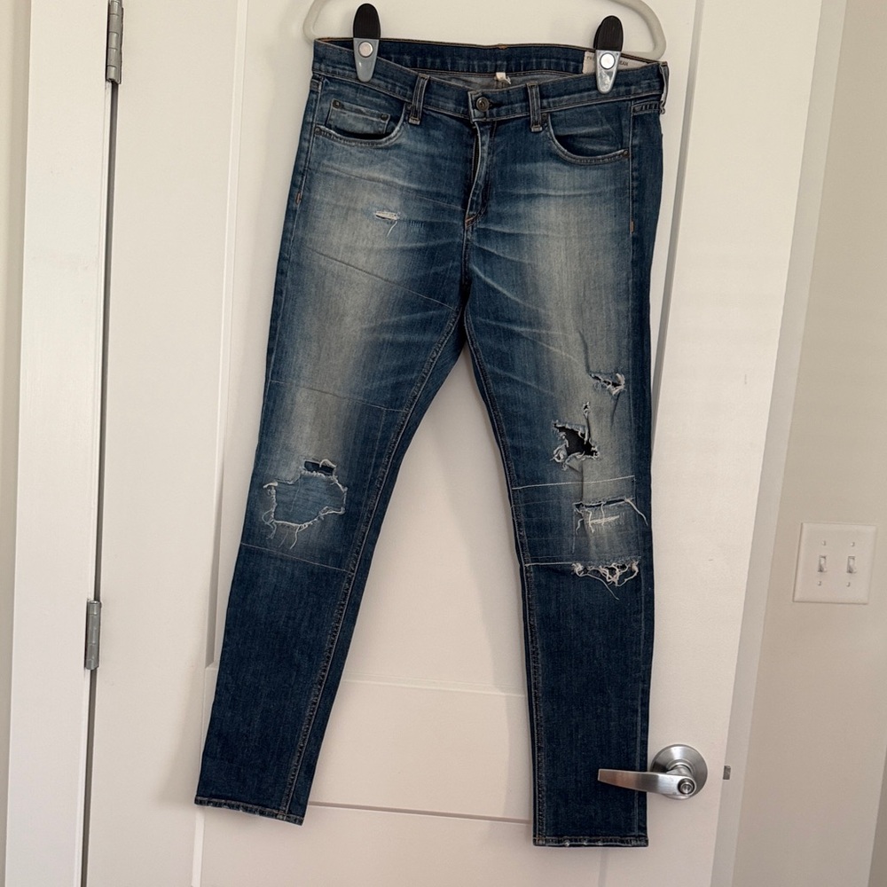 Rag & Bone Dre Boyfriend in Surfer Repair wash